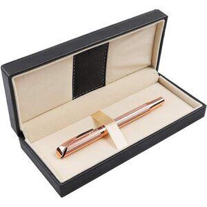 Rollerball Liquid Ink Pens for Women LuxuryBox Gel Black Ink FancyPen Refillable